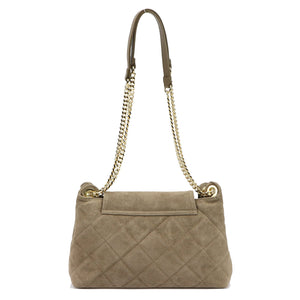 Luka 26-177 pilkai rusva odinė rankinė taupe