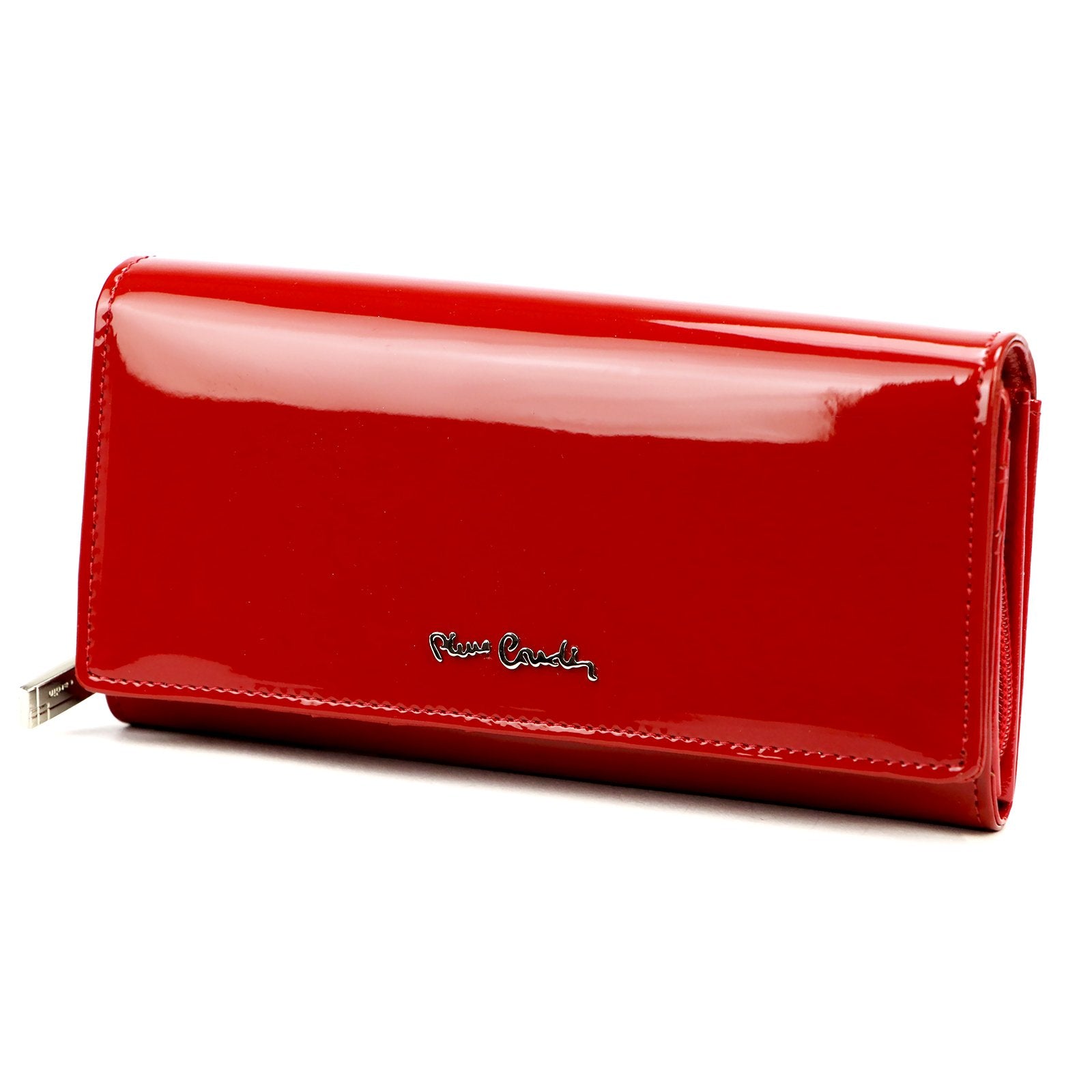 Pierre Cardin 07 SHINY 106 raudona piniginė czerwony