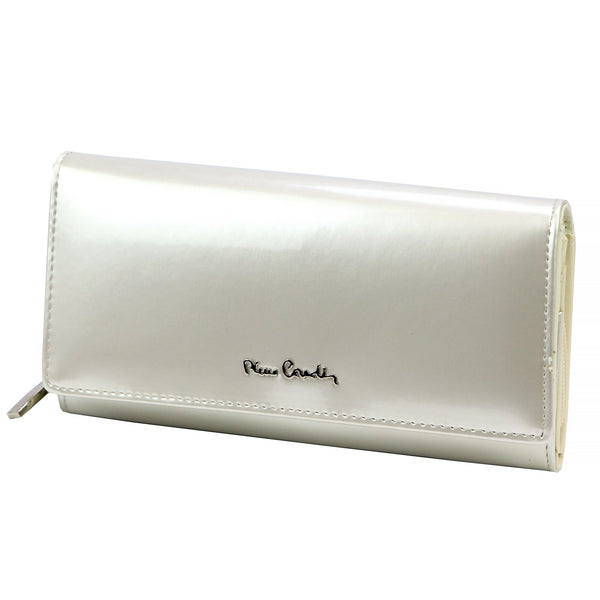 Pierre Cardin 07 SHINY 106 smėlio spalvos piniginė beż