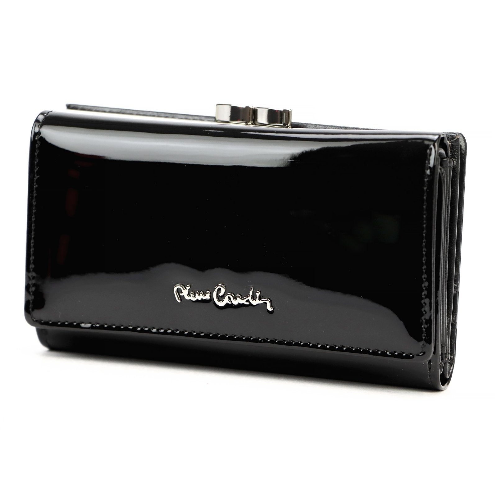 Pierre Cardin 07 SHINY 108 juoda piniginė czarny