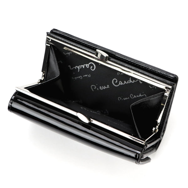 Pierre Cardin 07 SHINY 108 juoda piniginė czarny