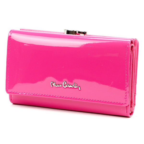 Pierre Cardin 07 SHINY 108 fuksijų spalvos piniginė fuksja