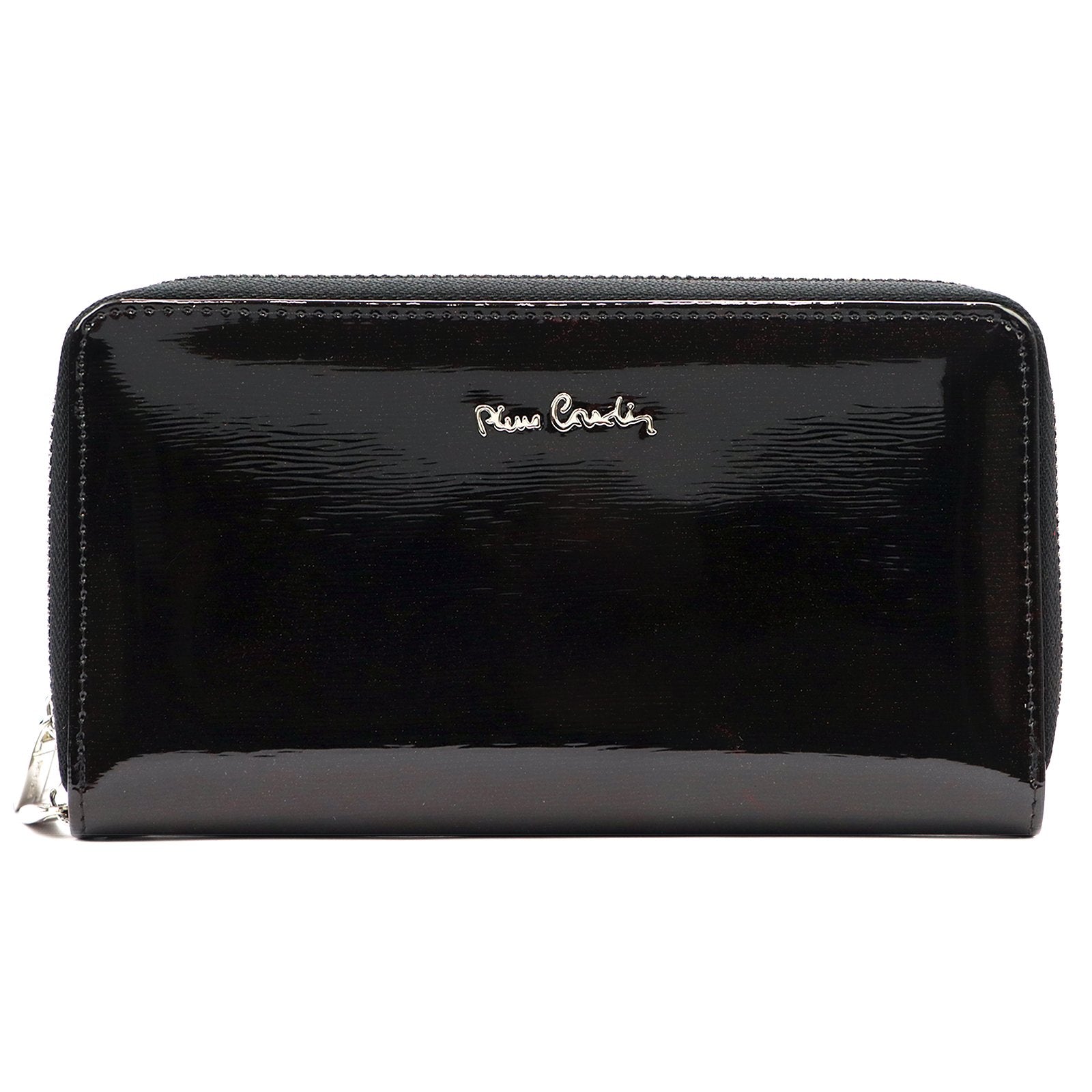 Pierre Cardin 05 LINE 118 juoda natūralios odos piniginė czarny