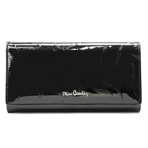 Pierre Cardin 02 LEAF 102 juoda piniginė czarny