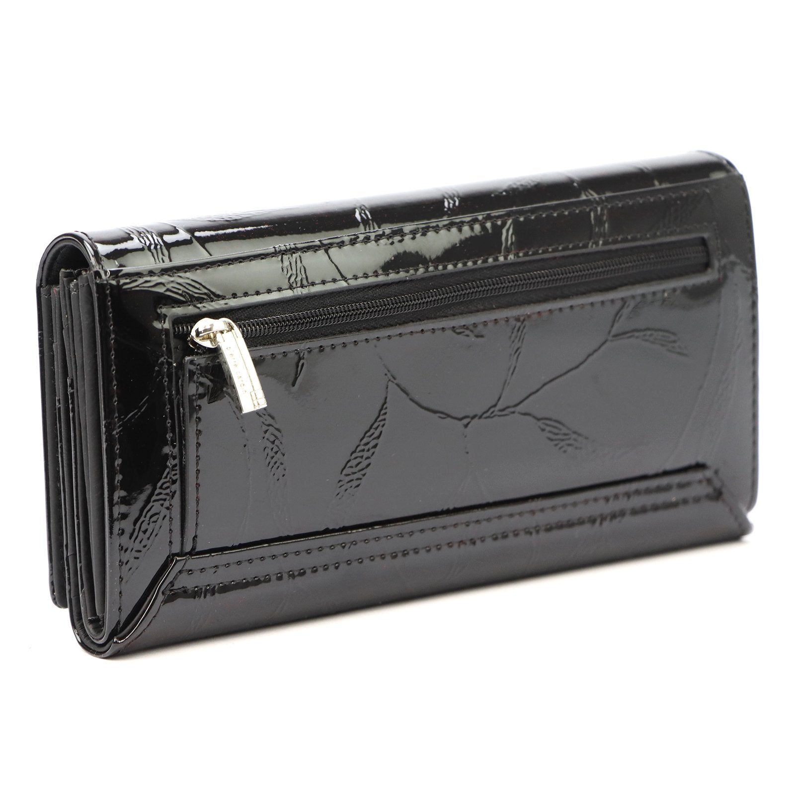 Pierre Cardin 02 LEAF 102 juoda piniginė czarny