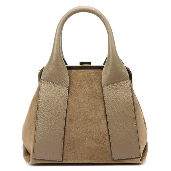 Luka 26-064 taupe natūralios odos rankinė taupe