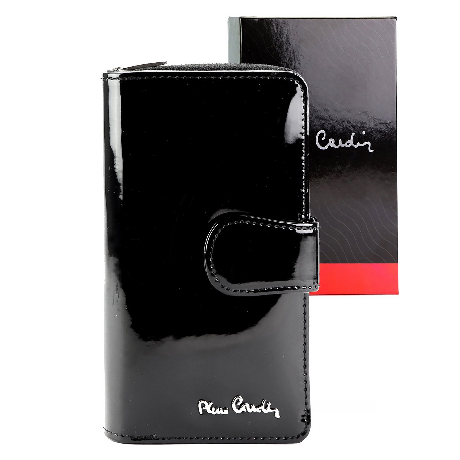 Pierre Cardin 07 SHINY 116 juoda piniginė czarny