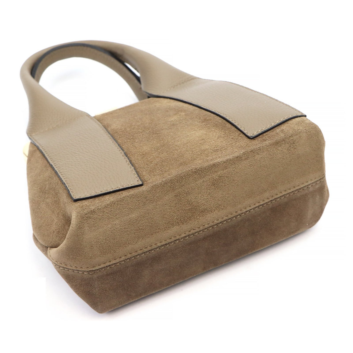 Luka 26-064 taupe natūralios odos rankinė taupe