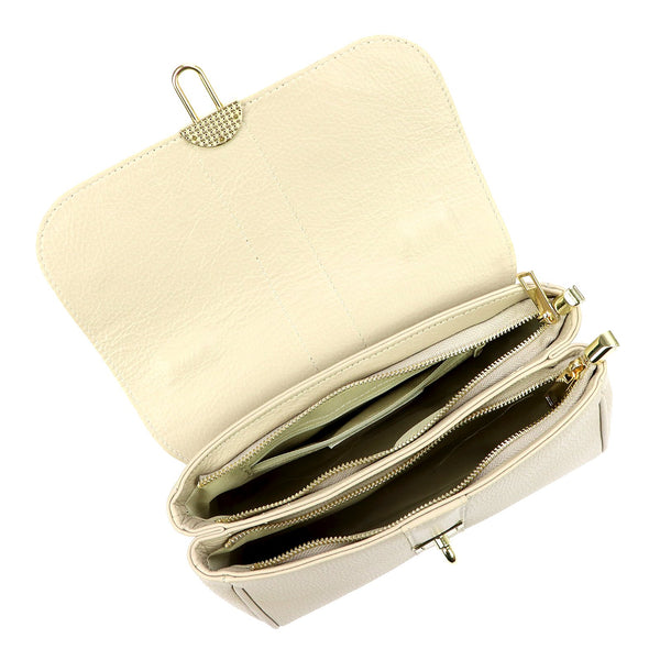 Luka 20-098 DOLLARO smėlio spalvos odinė rankinė beż
