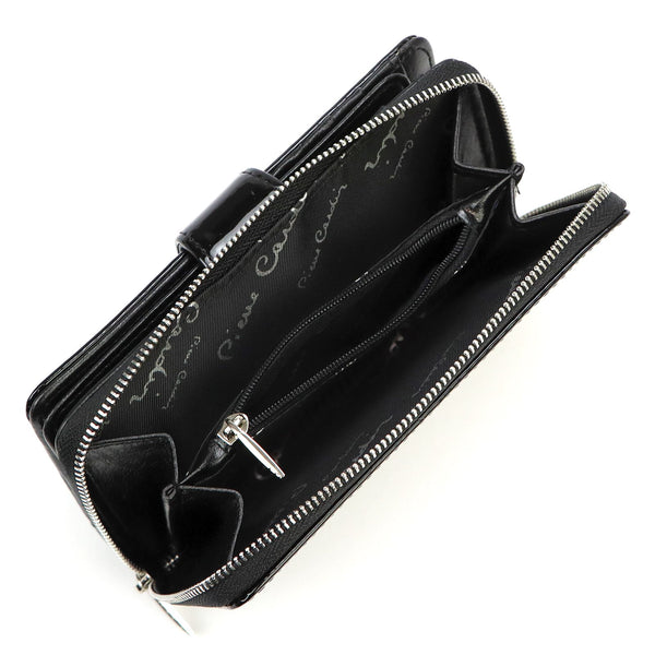 Pierre Cardin 07 SHINY 116 juoda piniginė czarny