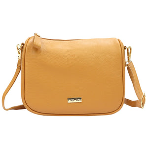 MiaMore 24-003 DOLLARO natūralios odos rankinė, camel-1 camel-1