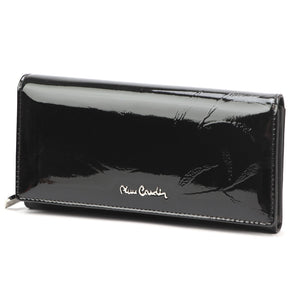 Pierre Cardin 02 LEAF 106 juoda piniginė czarny