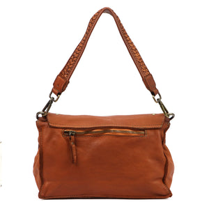 VS 058 odinė rankinė, kupranugario ruda couio (camel-brąz)