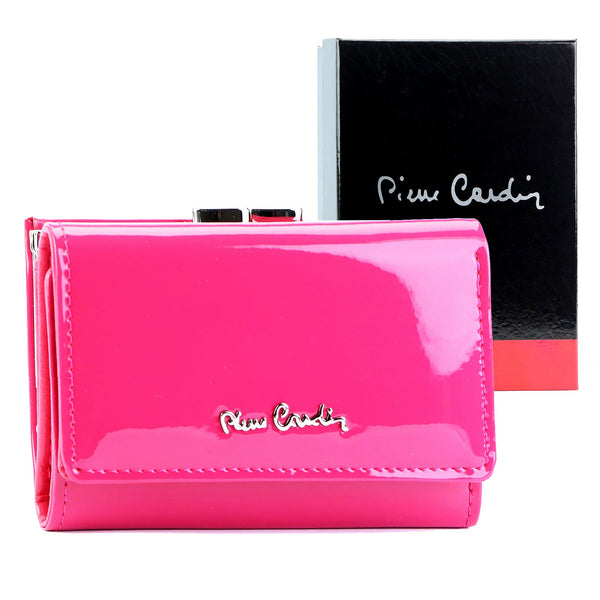Pierre Cardin 07 SHINY 117 fuksijų spalvos piniginė fuksja
