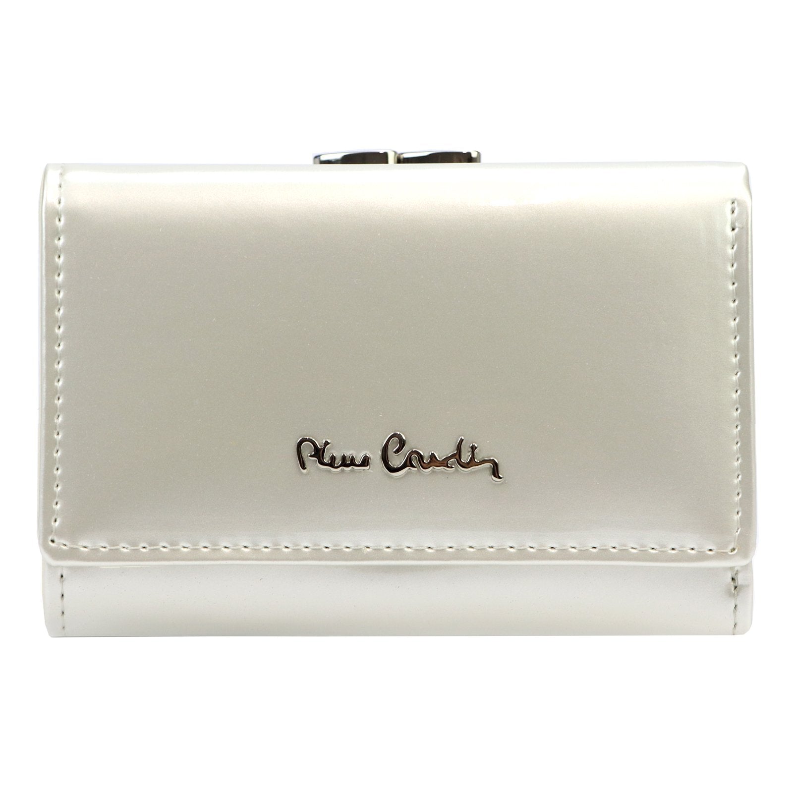 Pierre Cardin 07 SHINY 117 smėlio spalvos piniginė beż