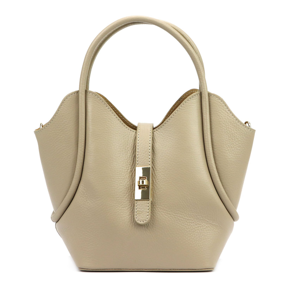 Luka 26-159 DOLLARO taupe natūralios odos rankinė taupe