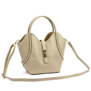 Luka 26-159 DOLLARO taupe natūralios odos rankinė taupe
