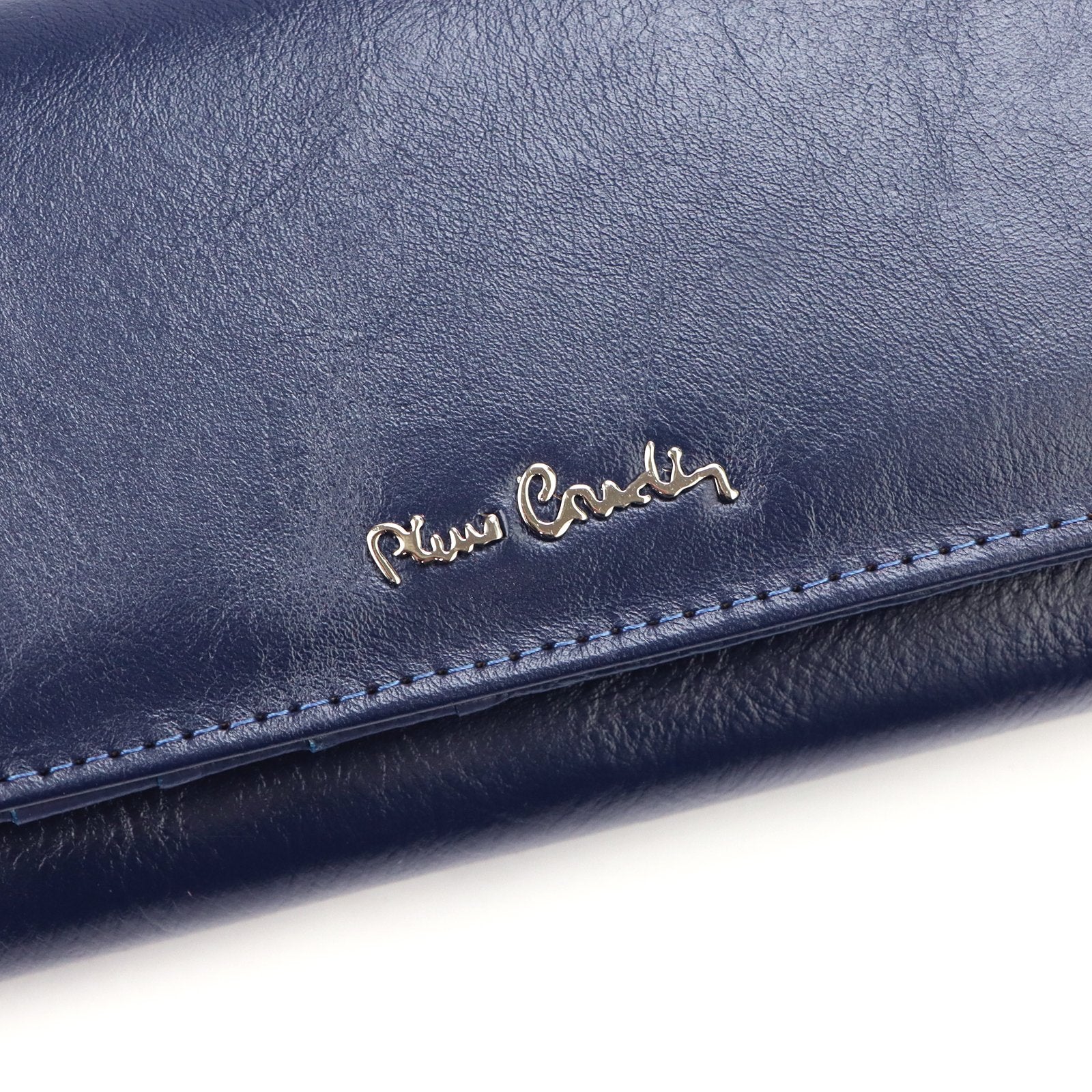 Pierre Cardin 06 ITALY 100 tamsiai mėlyna piniginė granatowy