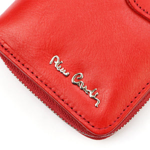 Pierre Cardin 06 ITALY 116 raudona piniginė czerwony