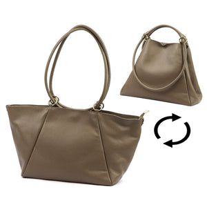 Luka 26-180 DOLLARO tamsiai taupe odinė rankinė taupe scuro