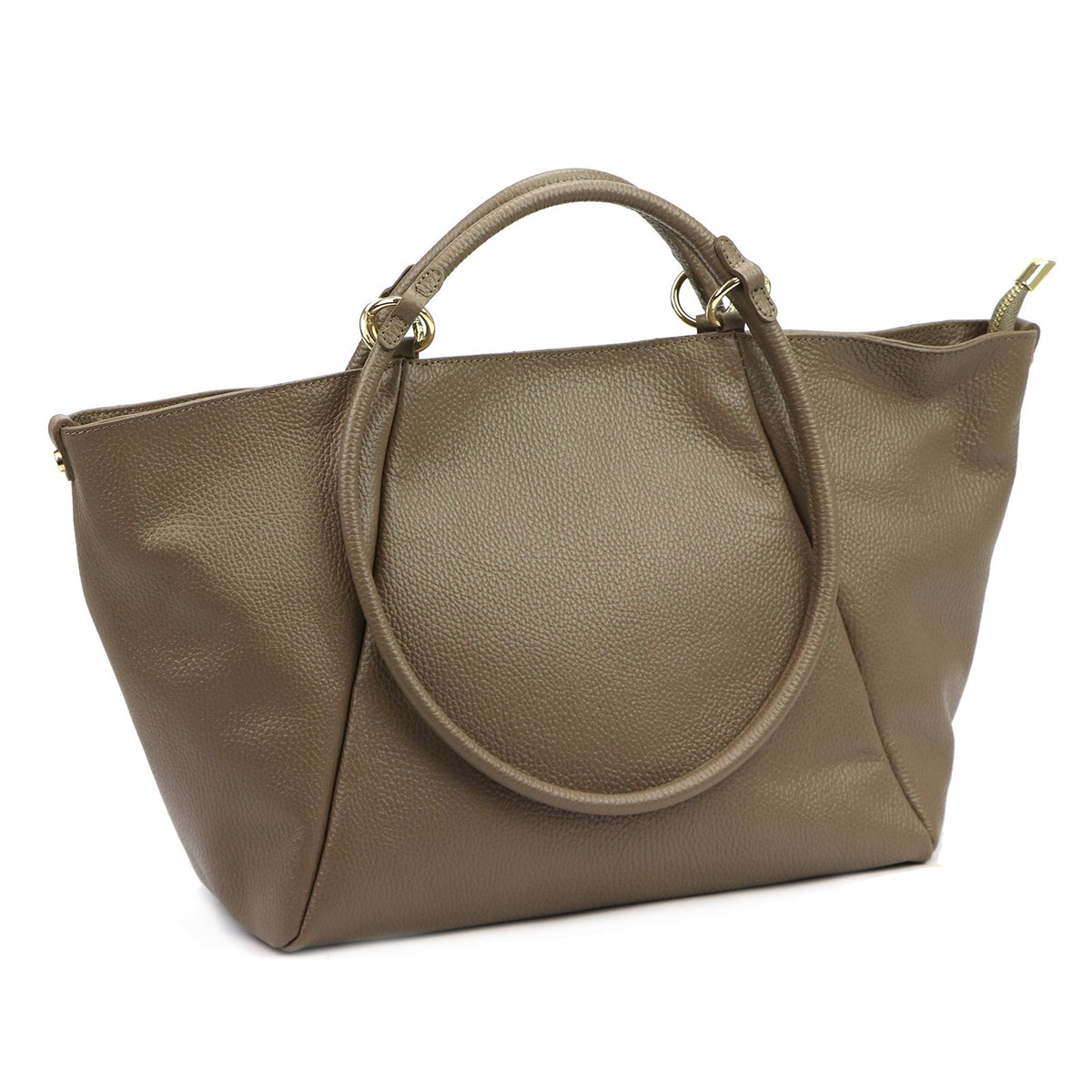 Luka 26-180 DOLLARO tamsiai taupe odinė rankinė taupe scuro