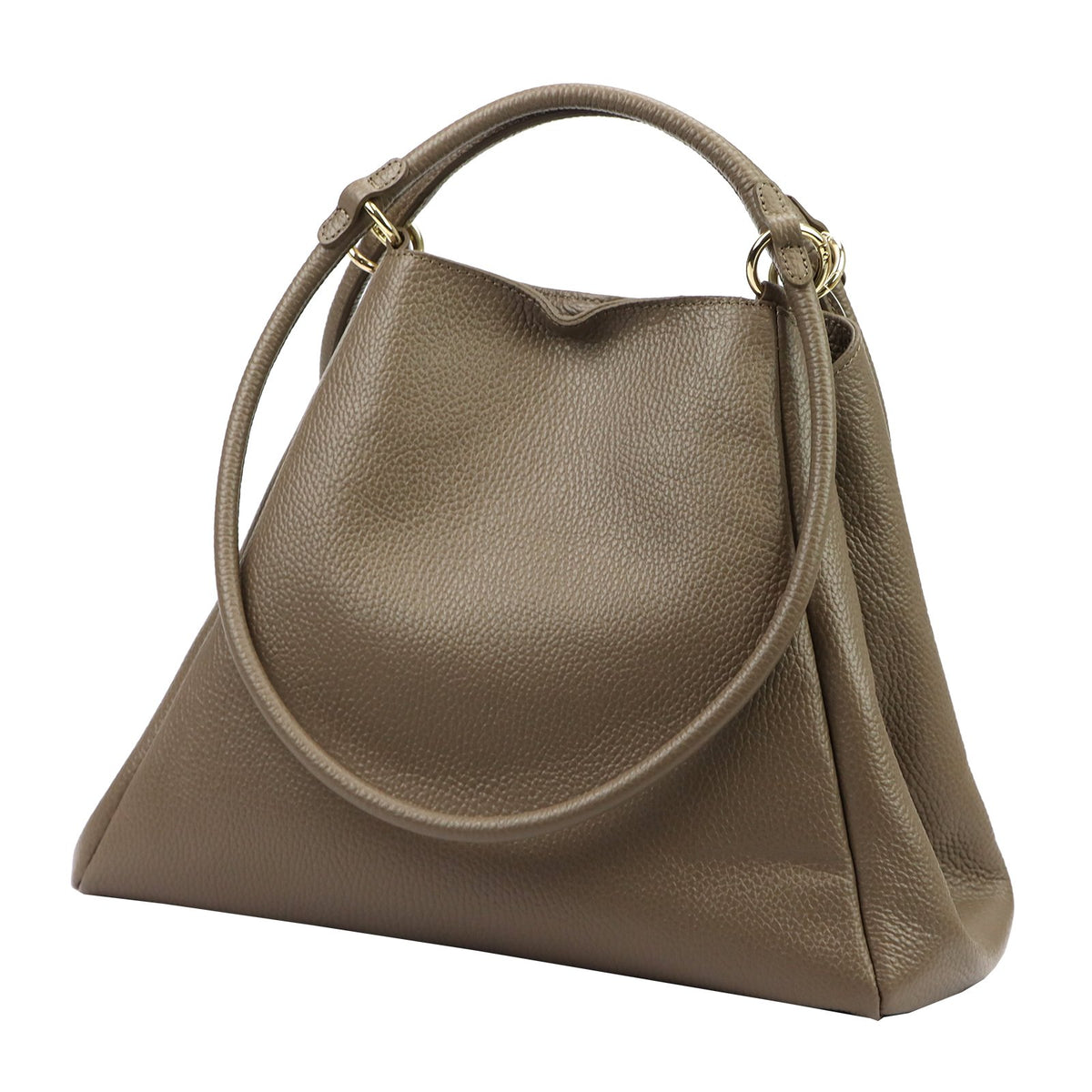 Luka 26-180 DOLLARO tamsiai taupe odinė rankinė taupe scuro