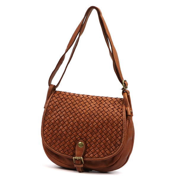 VS 102-387 natūralios odos rankinė, kupranugario ruda couio (camel-brąz)