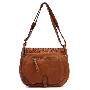 VS 102-387 natūralios odos rankinė, kupranugario ruda couio (camel-brąz)