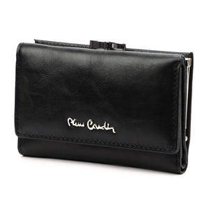 Pierre Cardin 06 ITALY 117 juoda piniginė czarny