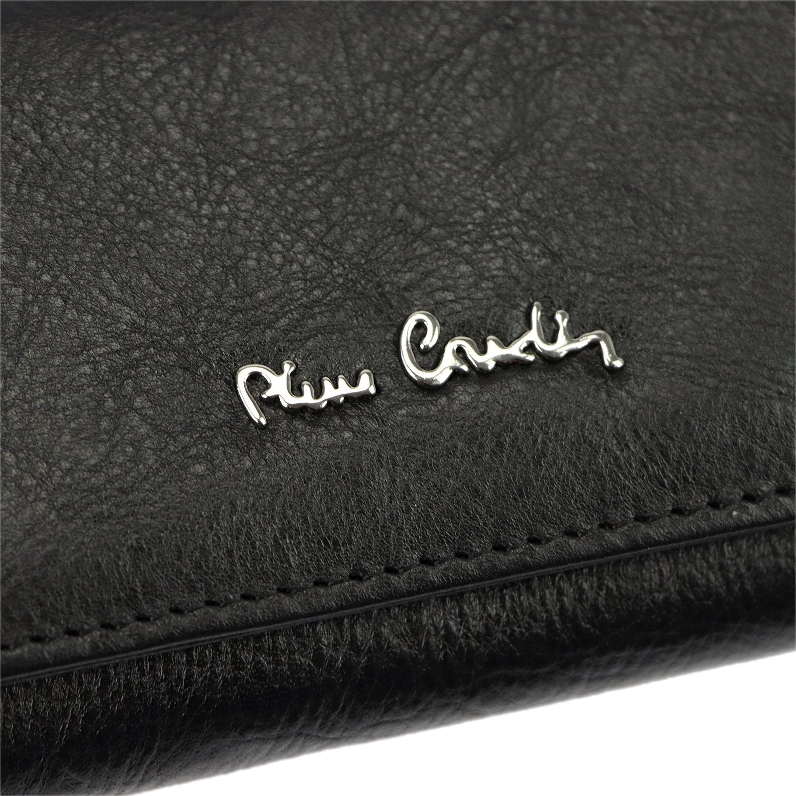 Pierre Cardin 06 ITALY 117 juoda piniginė czarny