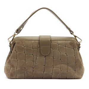 Luka 26-156 CROCO fango natūralios odos rankinė fango