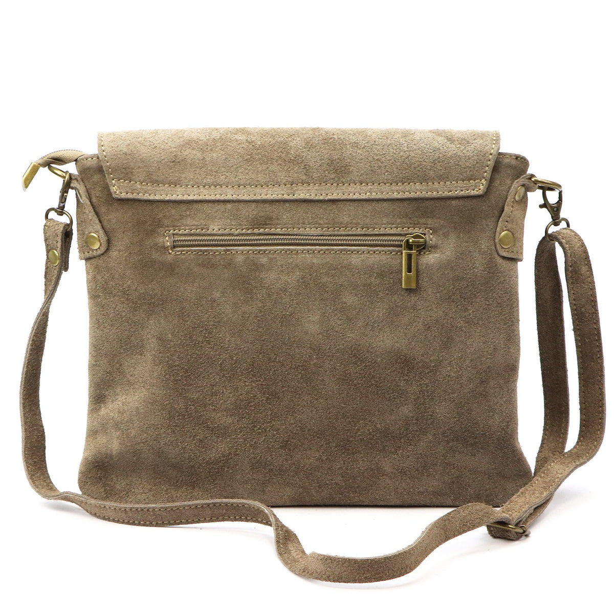 Luka 24-090 D taupe natūralios odos rankinė taupe