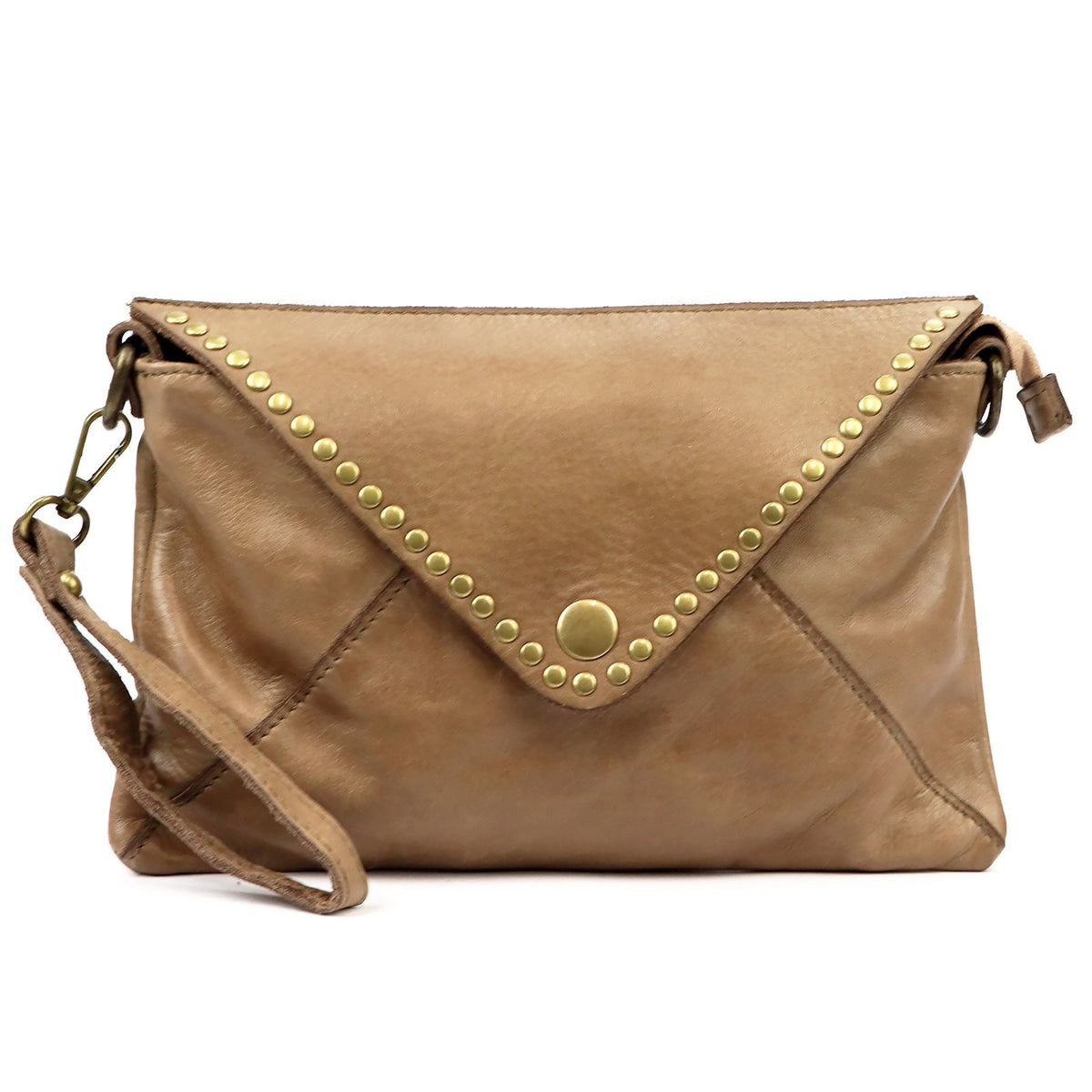 VS 050 taupe natūralios odos rankinė taupe