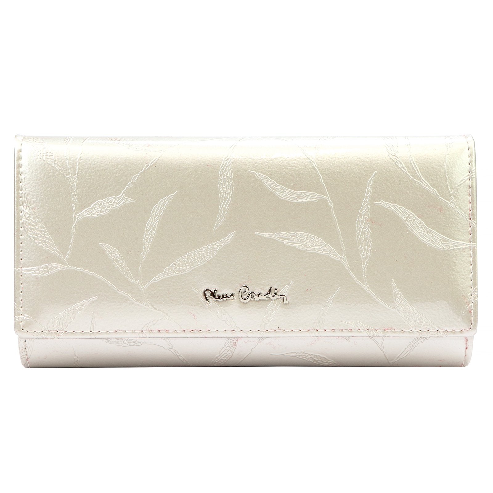 Pierre Cardin 02 LEAF 122 kreminė piniginė cream