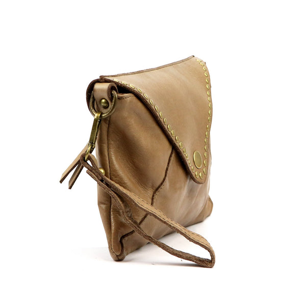 VS 050 taupe natūralios odos rankinė taupe