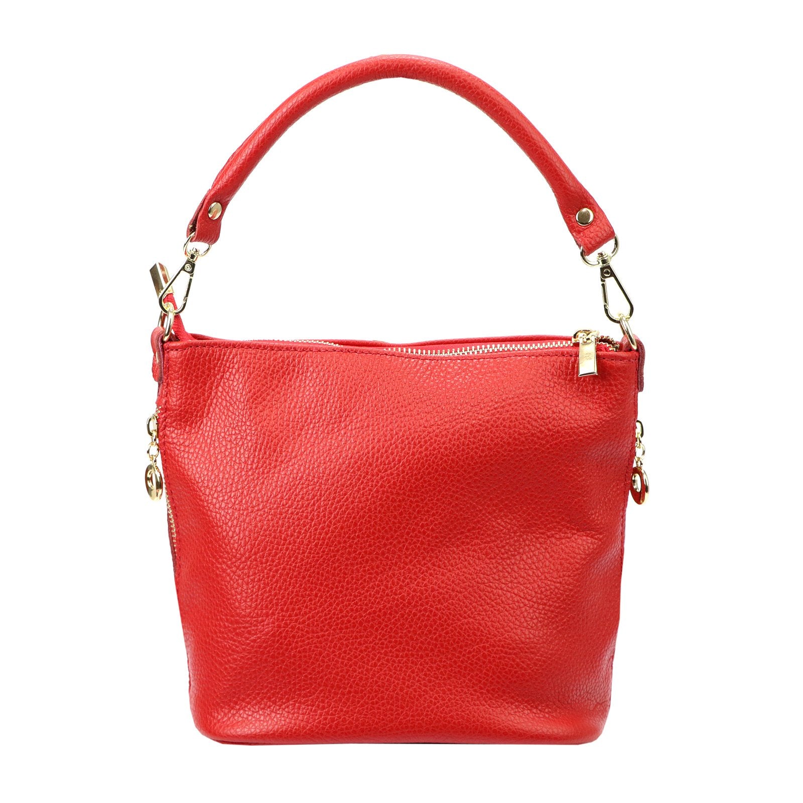 Patrizia 419-040 GOLD raudona odinė rankinė czerwony