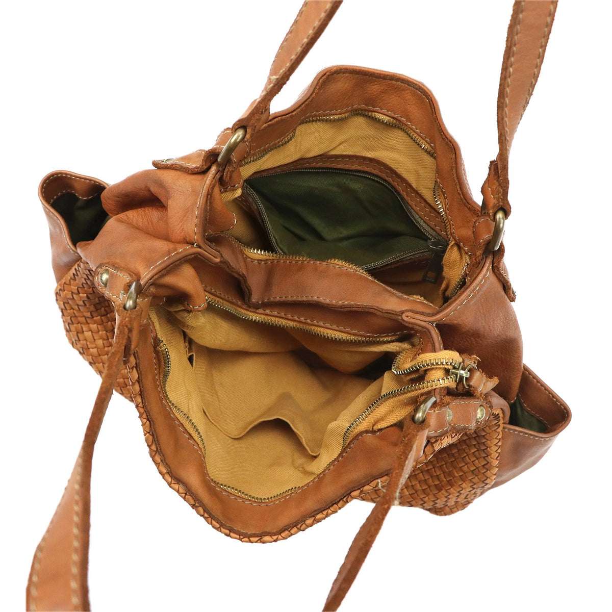 VS 023 natūralios odos rankinė, kupranugario ruda couio (camel-brąz)