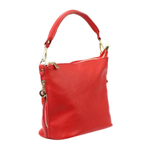 Patrizia 419-040 GOLD raudona odinė rankinė czerwony