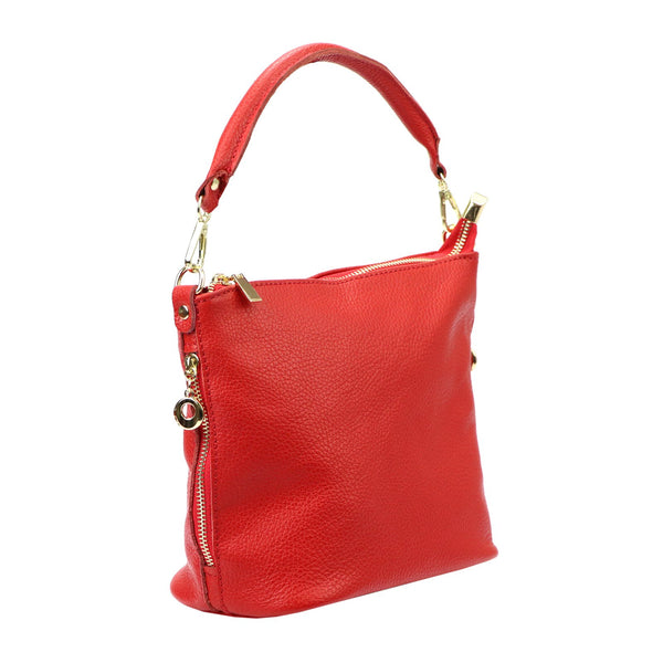 Patrizia 419-040 GOLD raudona odinė rankinė czerwony
