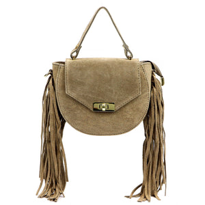 Luka 25-065 taupe odinė rankinė taupe