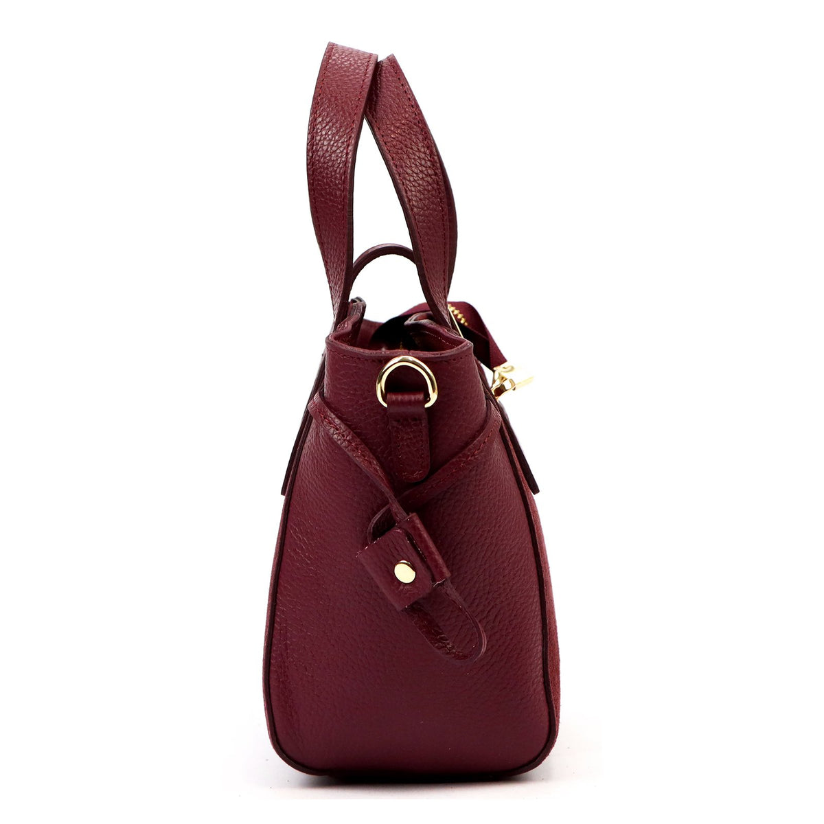 Luka 24-092 bordo spalvos odinė rankinė bordo