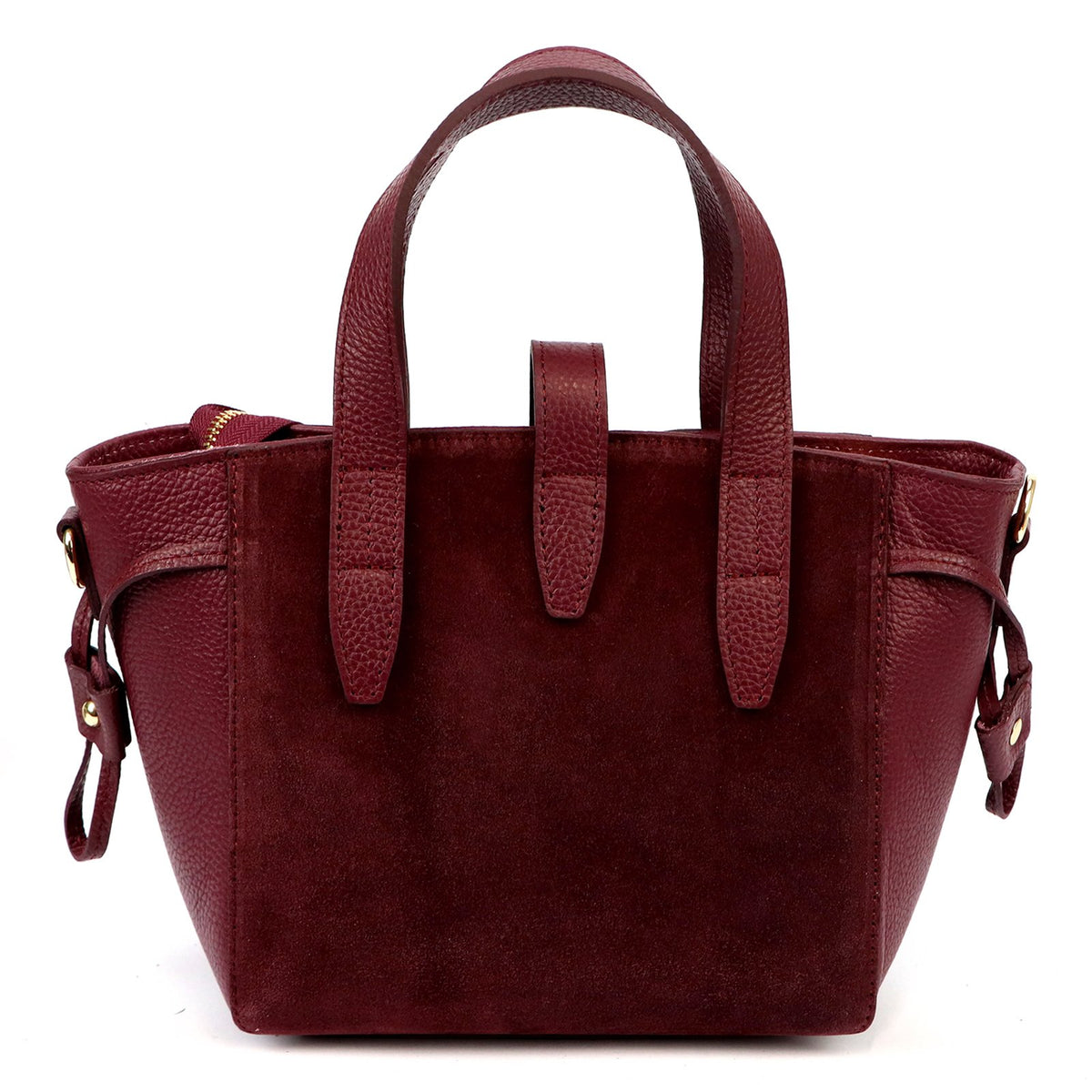 Luka 24-092 bordo spalvos odinė rankinė bordo