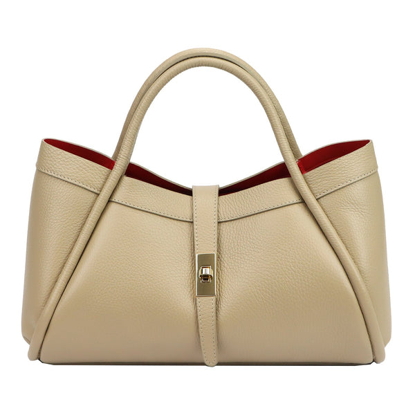Camilla PREMIUM 10.012 DOLLARO taupe natūralios odos rankinė taupe