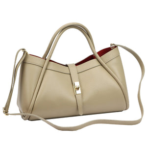 Camilla PREMIUM 10.012 DOLLARO taupe natūralios odos rankinė taupe