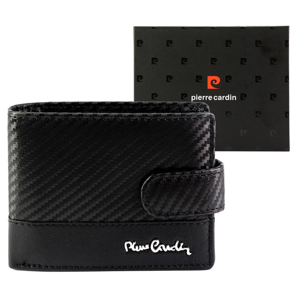 Pierre Cardin YS607 323A juoda odinė piniginė czarny
