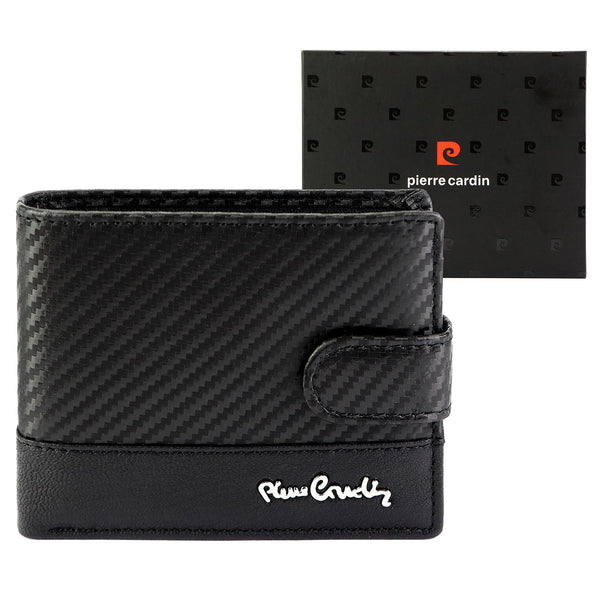 Pierre Cardin YS607 8825A juoda odinė piniginė czarny