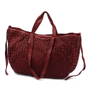 VS 101-564 bordo natūralios odos rankinė bordo