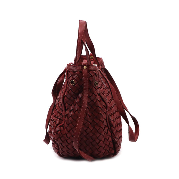 VS 101-564 bordo natūralios odos rankinė bordo