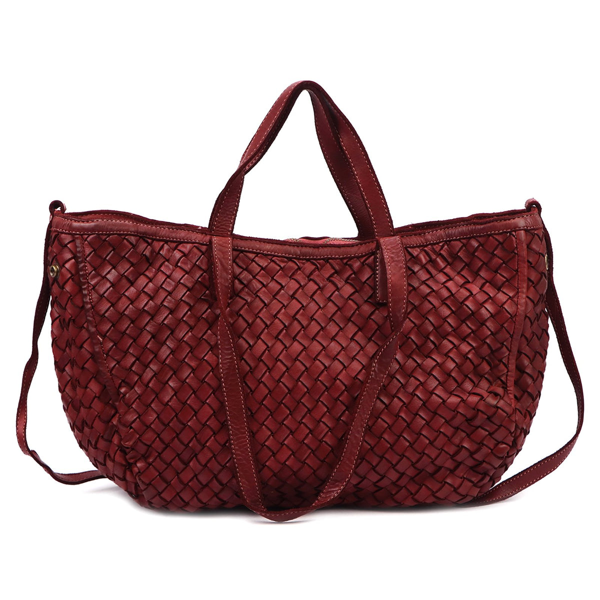 VS 101-564 bordo natūralios odos rankinė bordo