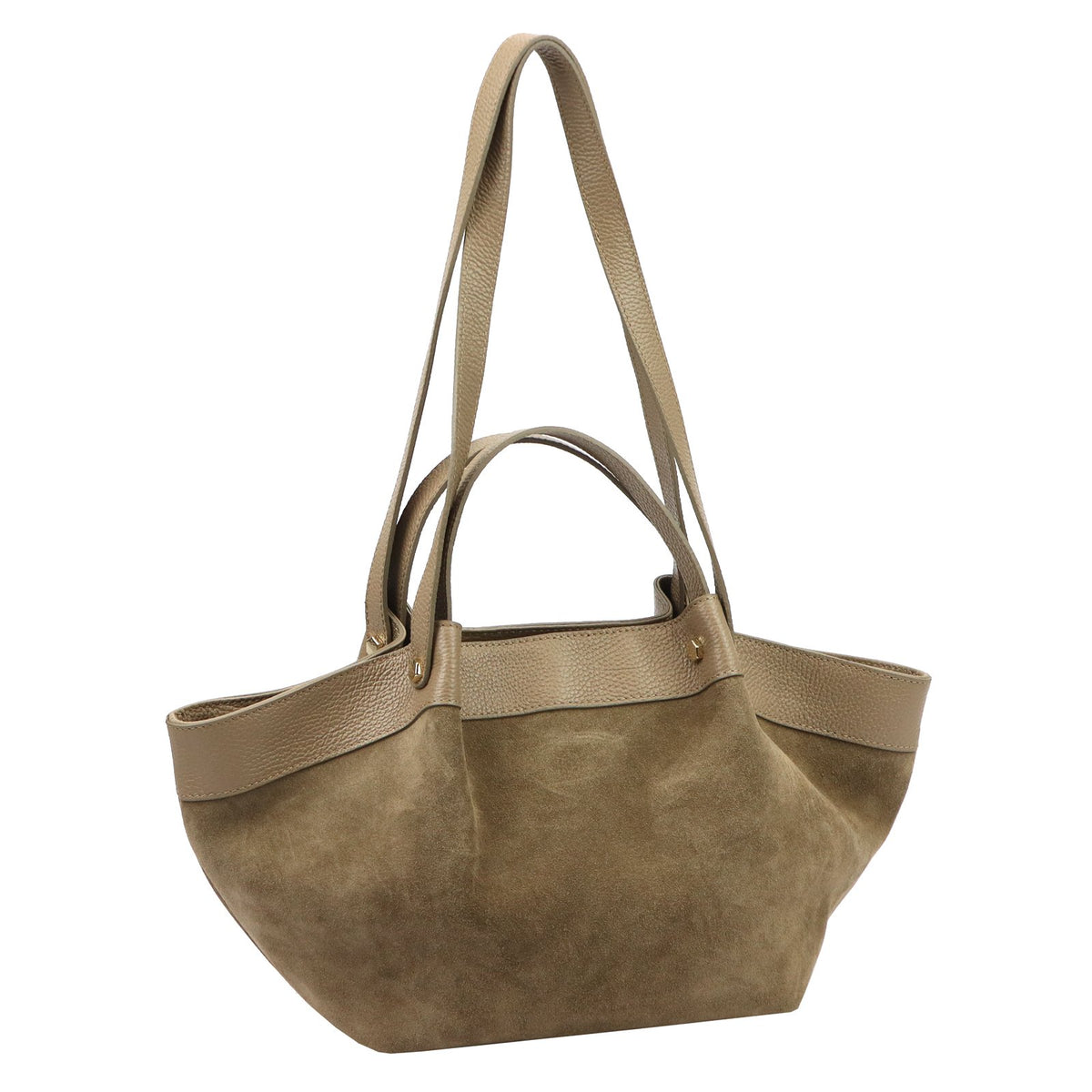 Camilla PREMIUM 10.025 tamsiai pilkai rusva odinė rankinė taupe scuro